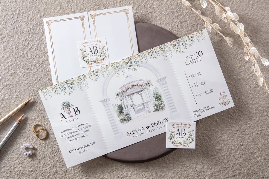 İklim Nişan ve Düğün Davetiyeleri - 10678 görsel 3