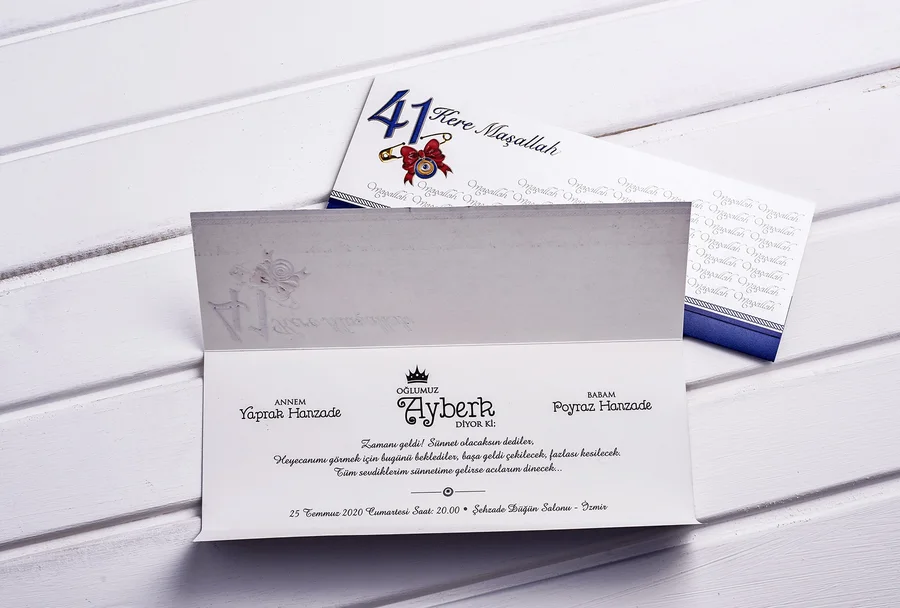 Aras Sünnet Davetiyesi - 4995 görsel 2