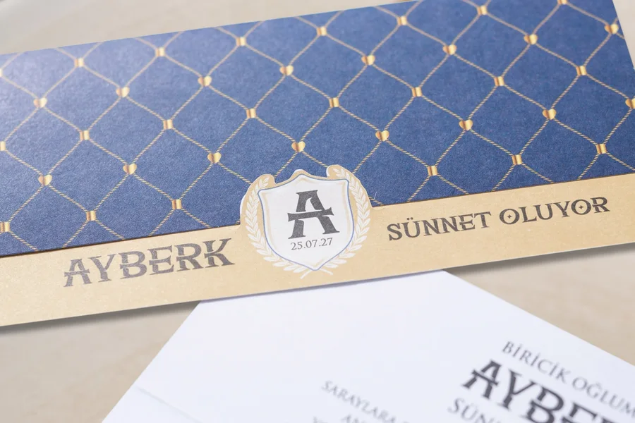 Aras Sünnet Davetiyesi - 5023 görsel 4