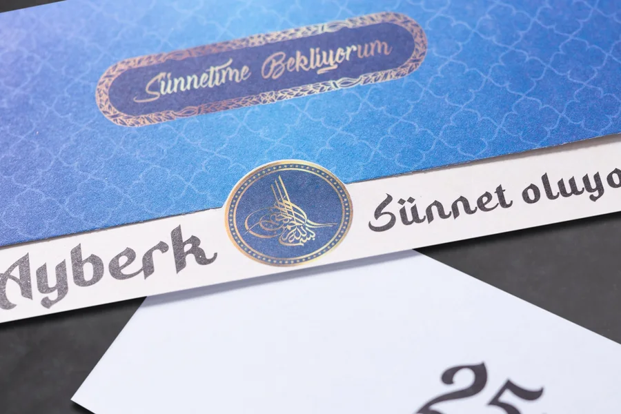Aras Sünnet Davetiyesi - 5024 görsel 3