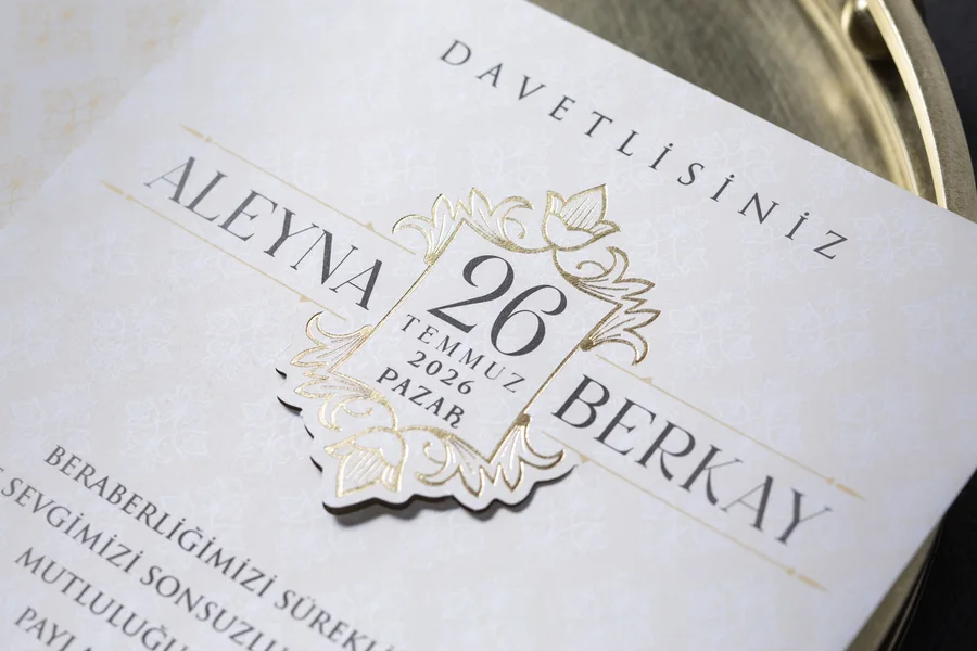 Fenomen Nişan ve Düğün Davetiyeleri - 7126 görsel 3