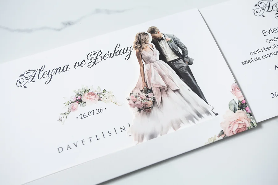 Fenomen Nişan ve Düğün Davetiyeleri - 7171 görsel 3
