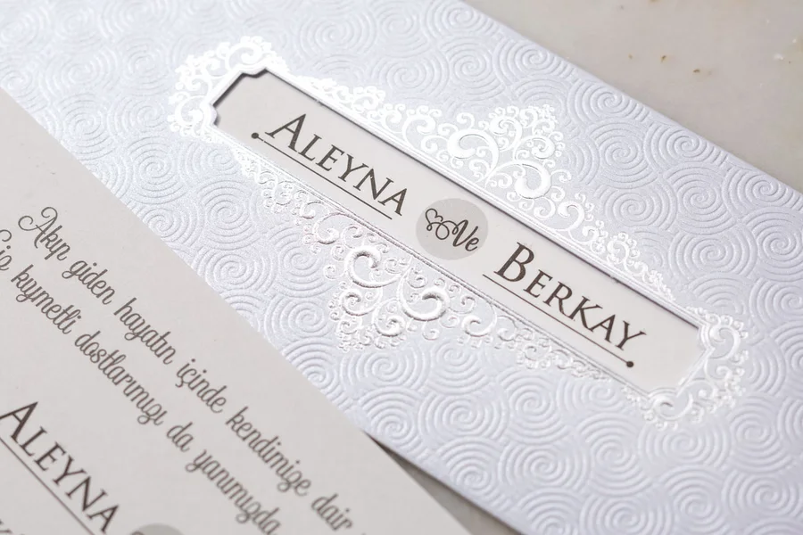 Wedding Düğün Davetiyesi - 8176 görsel 3