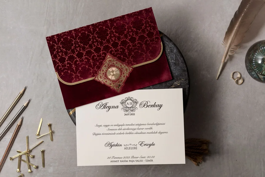 Wedding Düğün Davetiyesi - 8310 görsel 2