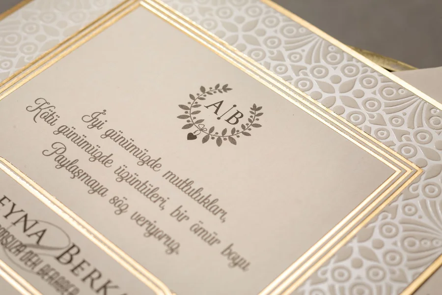 Wedding Düğün Davetiyesi - 8380 görsel 2