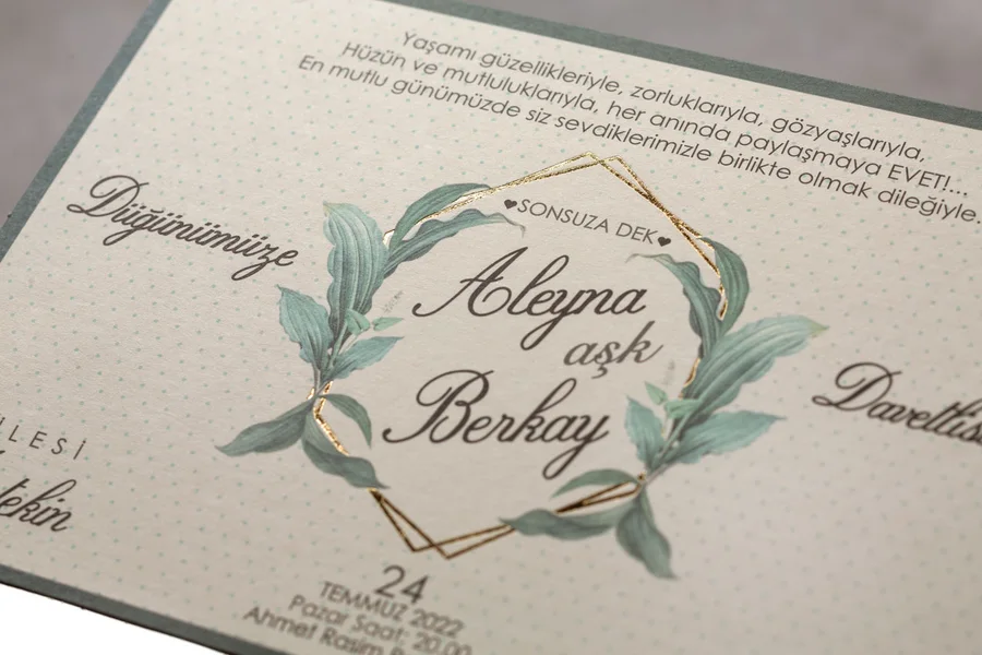 Wedding Düğün Davetiyesi - 8381 görsel 5