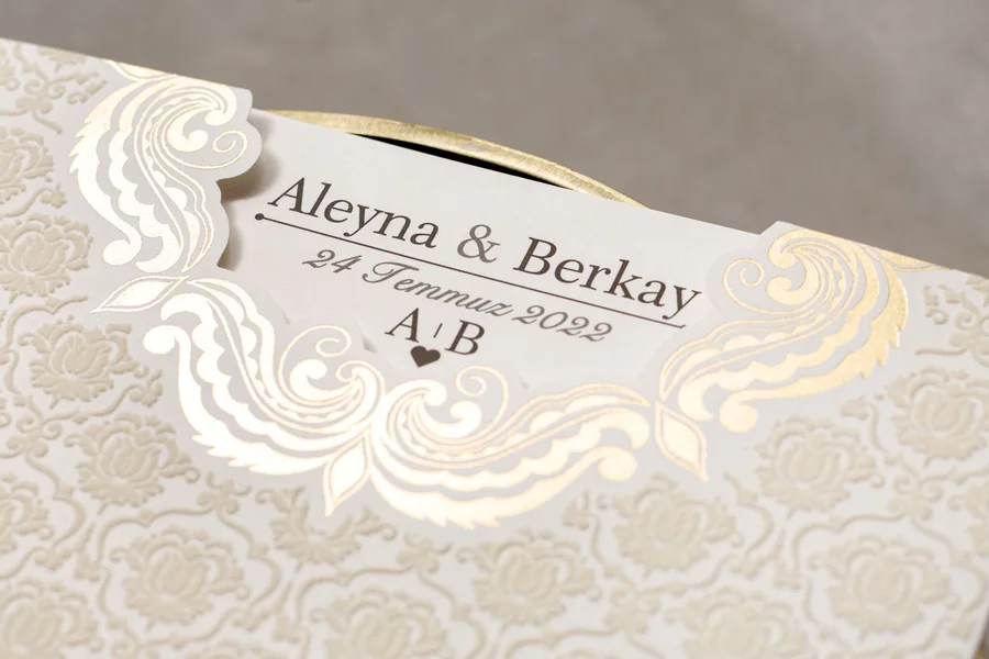 Wedding Düğün Davetiyesi - 8386 görsel 3