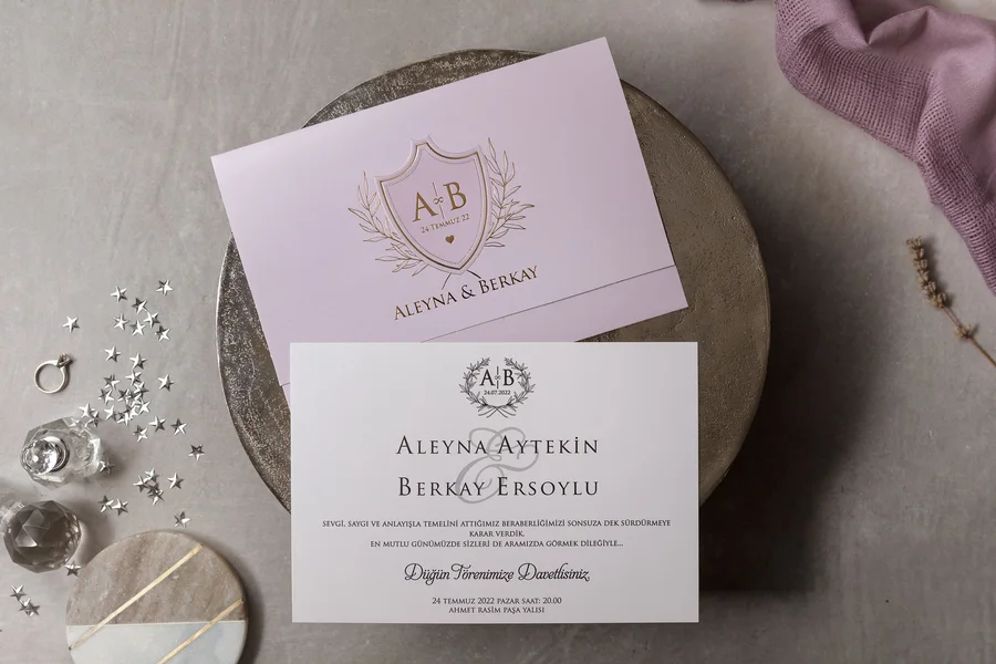 Wedding Düğün Davetiyesi - 8410 görsel 2