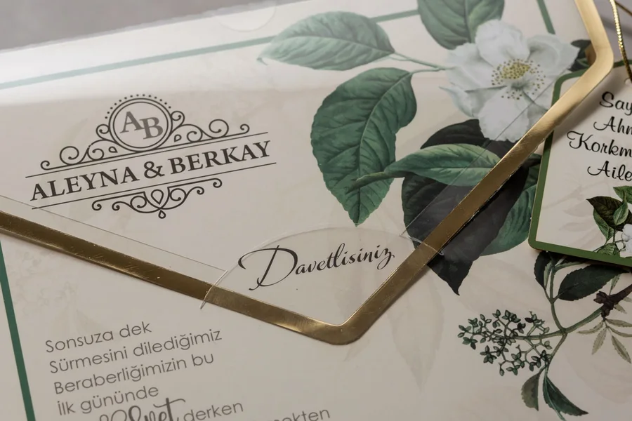 Wedding Düğün Davetiyesi - 8440 görsel 4