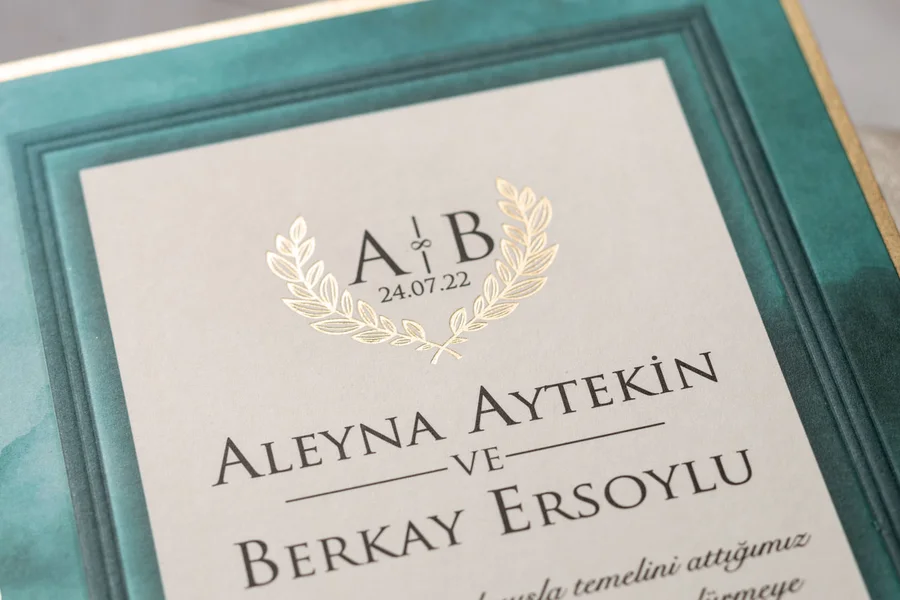 Wedding Düğün Davetiyesi - 8443 görsel 3